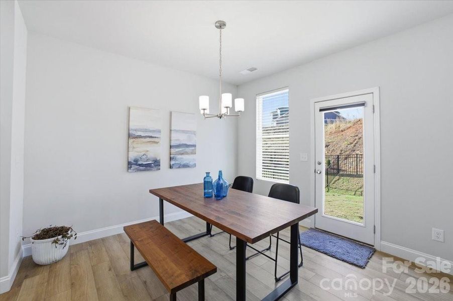 Furnished interior view inside a new home in The Terraces at Cramerton Mills, Cramerton (Image 24).