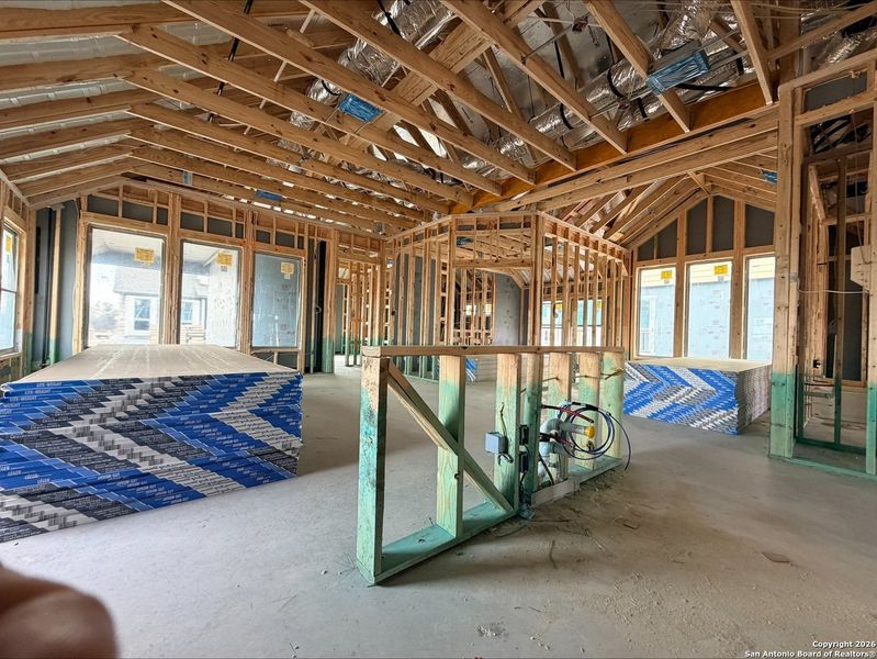 In-progress construction of a new home in Nopal Valley, San Antonio, TX (Image 7). In-progress construction of a new home in Nopal Valley, San Antonio, TX (Image 7).