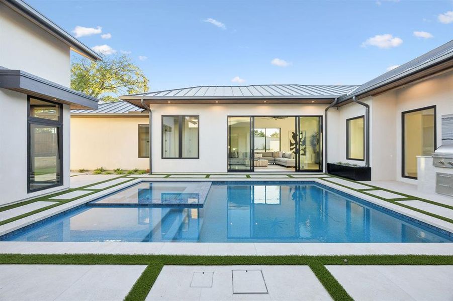 Exterior details and patio area of a home in , Southlake (Image 24). Exterior details and patio area of a home in , Southlake (Image 24).