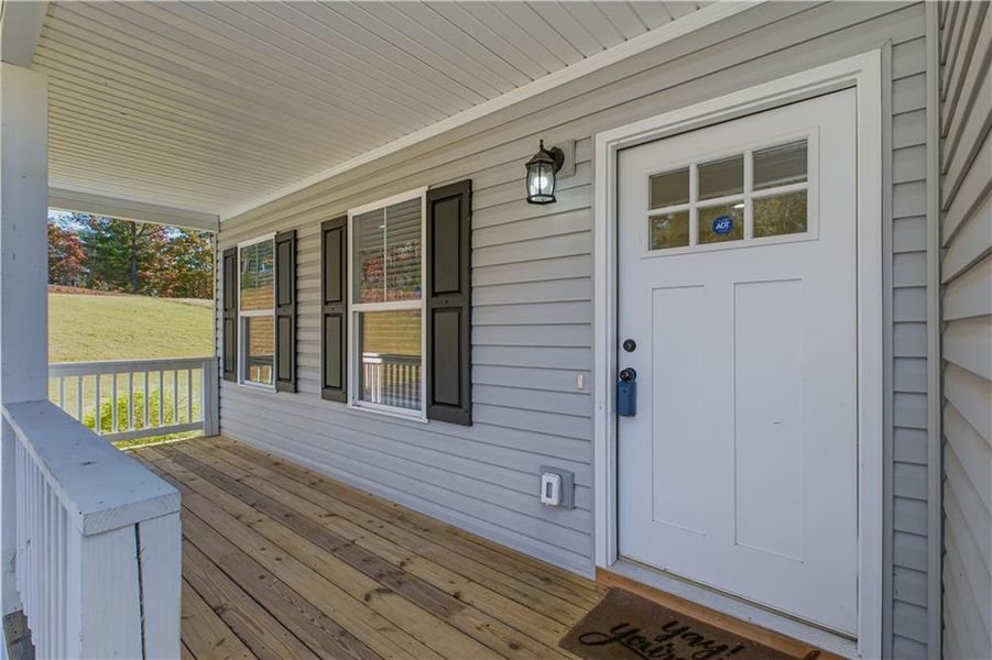 Exterior details and patio area of a home in , Dahlonega (Image 3).