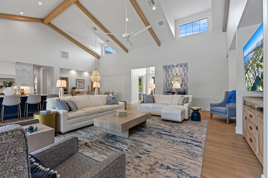 Furnished interior view inside a new home in , Riviera Beach (Image 8).