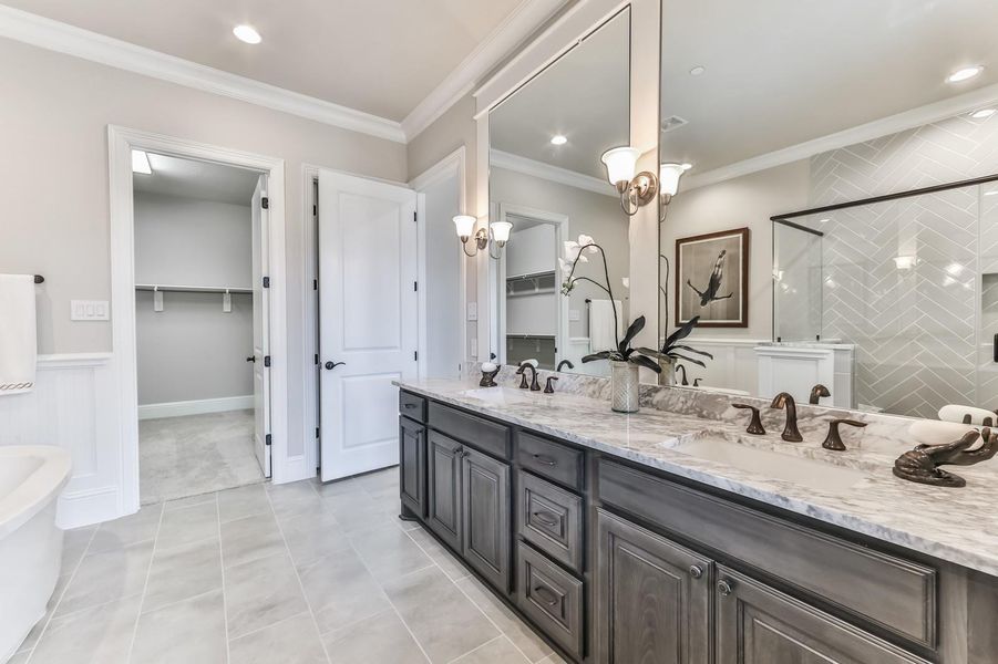 Furnished interior view inside a new home in , Sugar Land (Image 3).