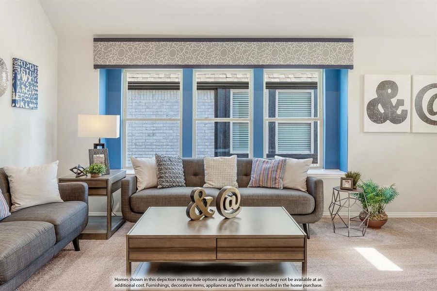 Furnished interior view inside a new home in Timberbrook 3B-4A, Justin (Image 5).