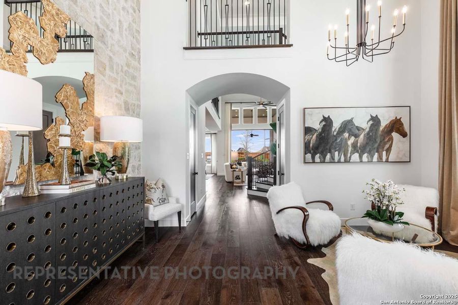 Furnished interior view inside a new home in Esperanza, Boerne (Image 5).