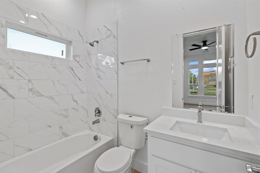 Furnished interior view inside a new home in , Ennis (Image 4).