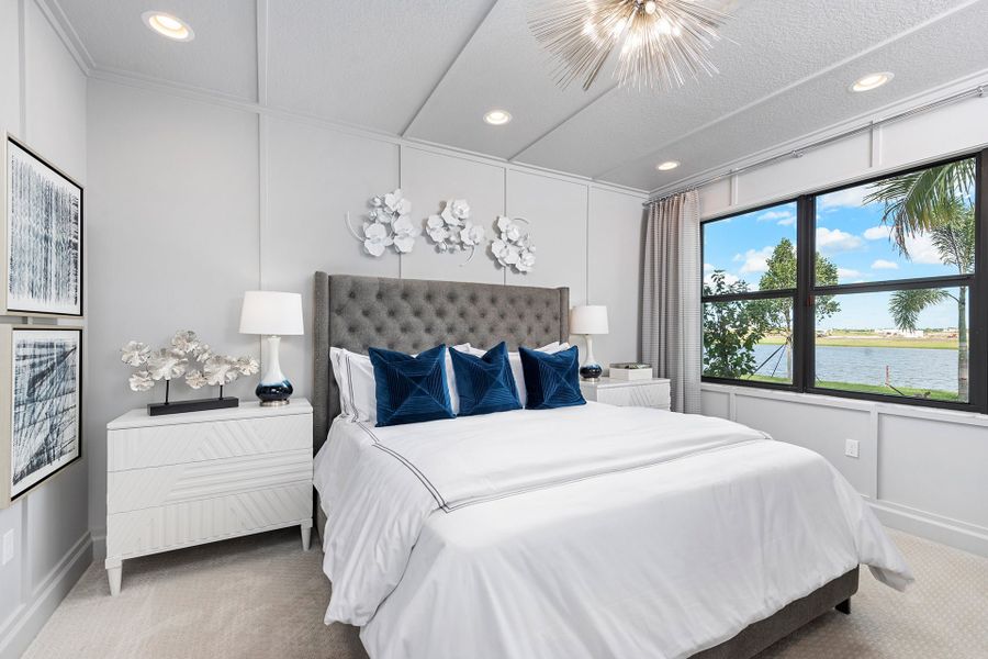 Representative furnished interior of a home built from the Abaco by GL Homes in Valencia Parc at Riverland, Port St. Lucie (Image 19).