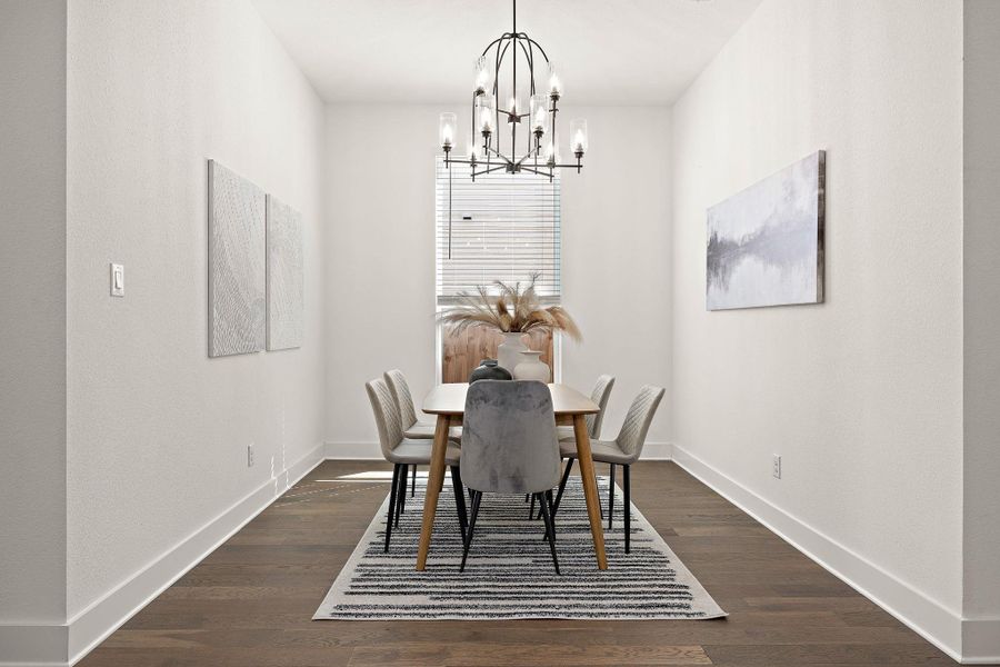Enjoy holidays gathered in the formal dining room sharing stories. Enjoy holidays gathered in the formal dining room sharing stories.
