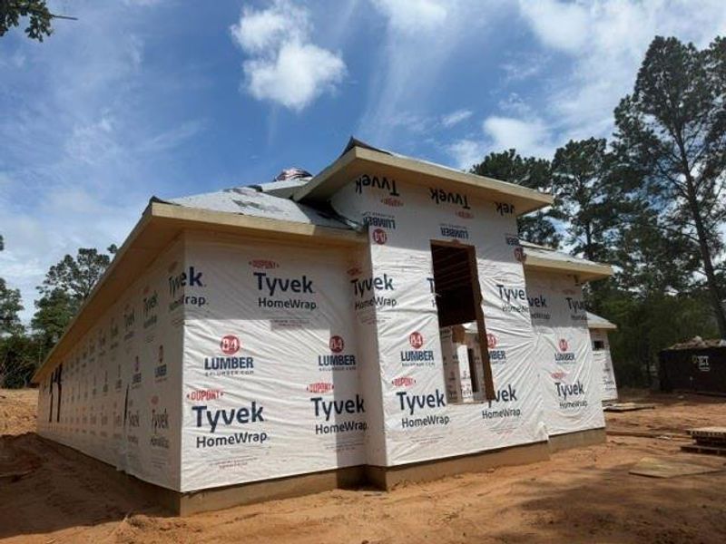 In-progress construction of a new home in , Montgomery, TX (Image 3).
