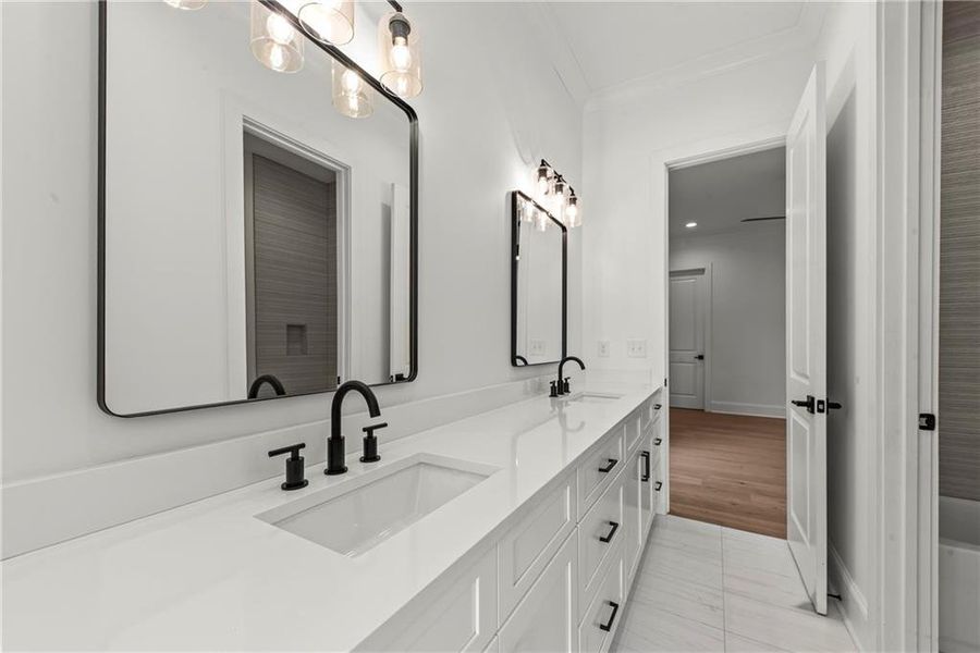 Furnished interior view inside a new home in , Greensboro (Image 52).