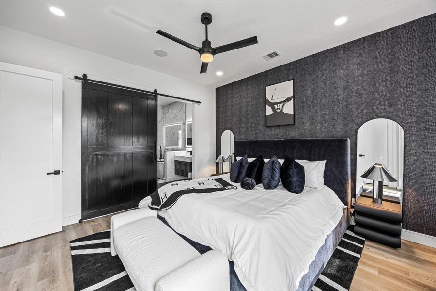 Furnished interior view inside a new home in , Houston (Image 6).