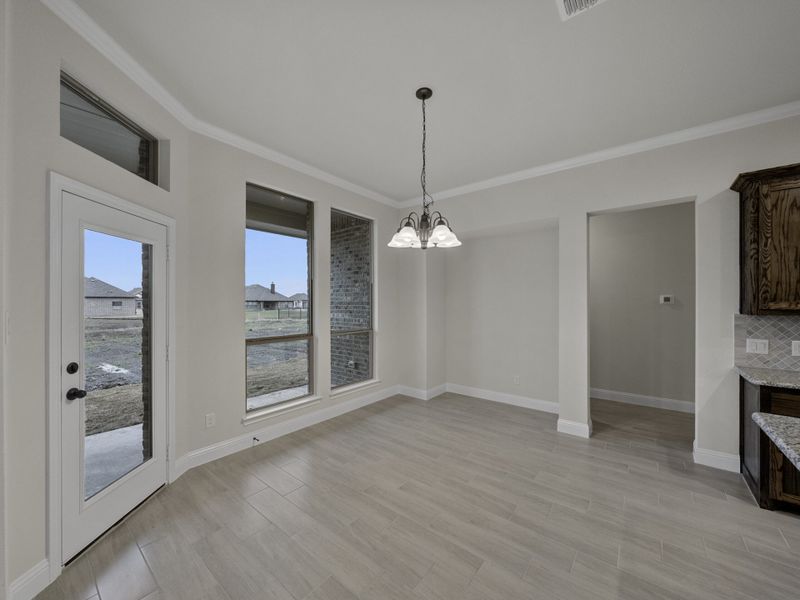 Representative unfurnished interior of a home built from the Jude by Robbie Hale Homes in High Meadows Estates, Nevada (Image 30).