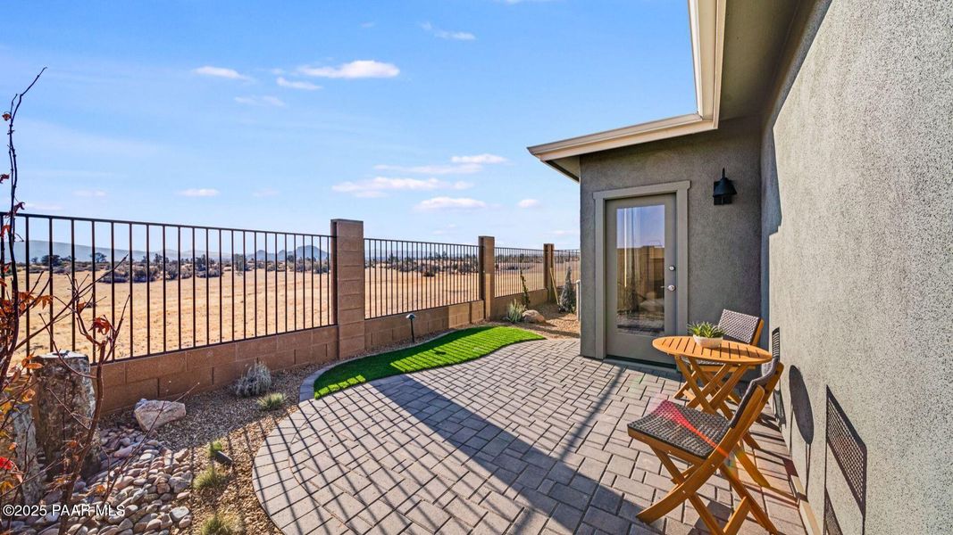 Front exterior of a new home in South Ranch Southern Collection, Prescott, AZ, highlighting curb appeal (Image 2). Front exterior of a new home in South Ranch Southern Collection, Prescott, AZ, highlighting curb appeal (Image 2).