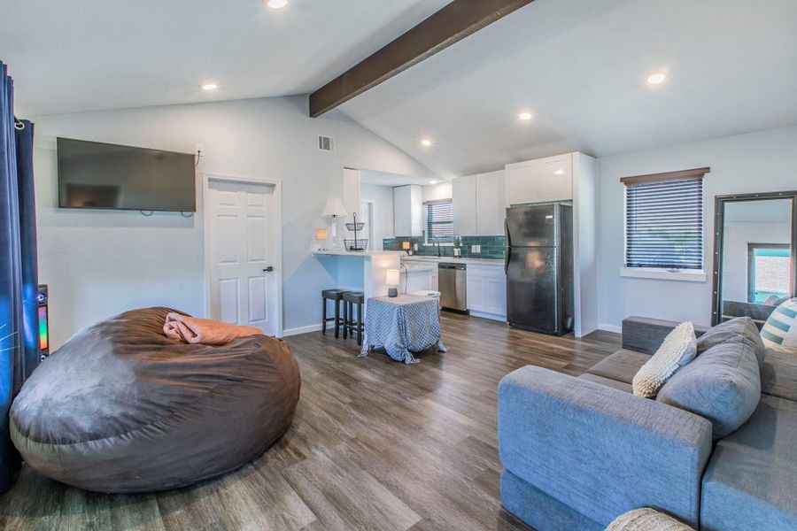 Furnished interior view inside a new home in , Bolivar Peninsula (Image 14).