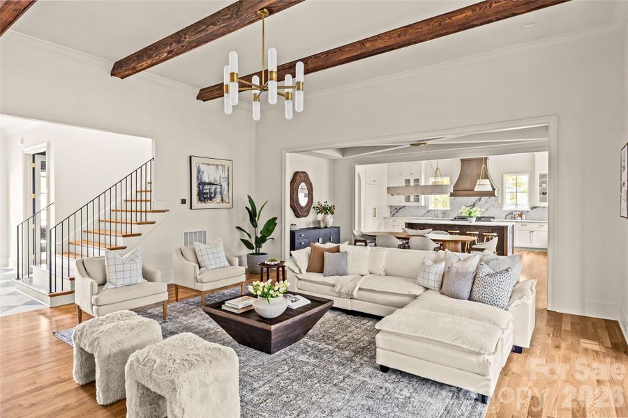 Furnished interior view inside a new home in , Charlotte (Image 16).