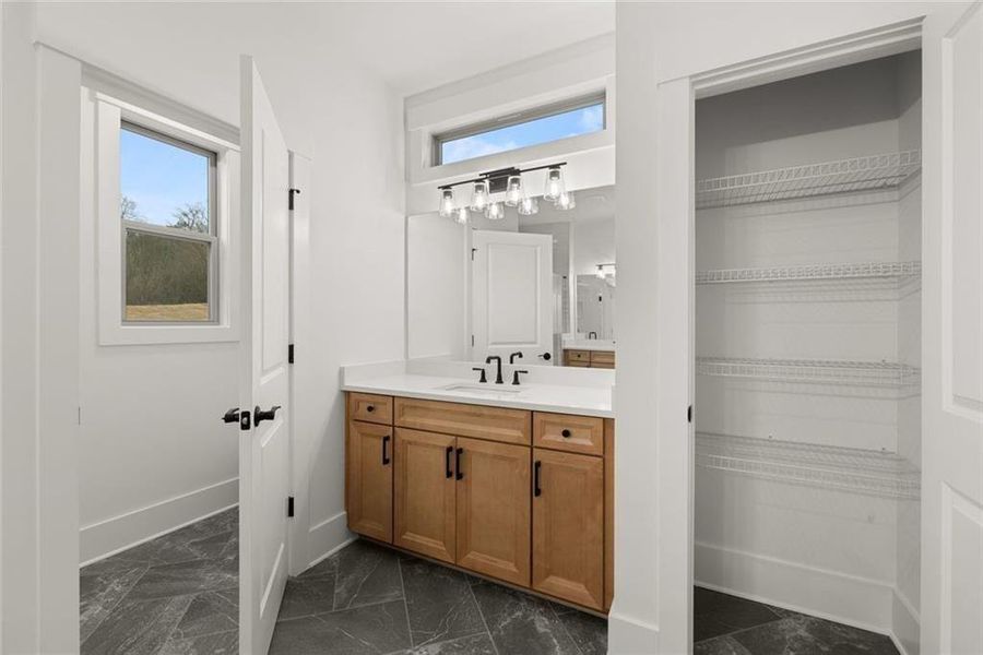 Furnished interior view inside a new home in Soleil Belmont Park, Canton (Image 15).