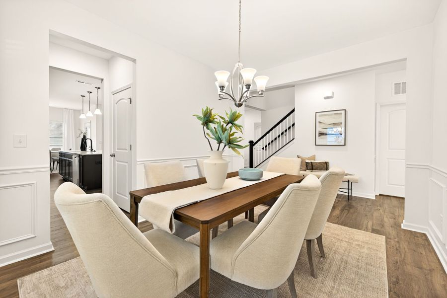 Furnished interior view inside a new home in Edgewater - The Links, Lancaster (Image 8).