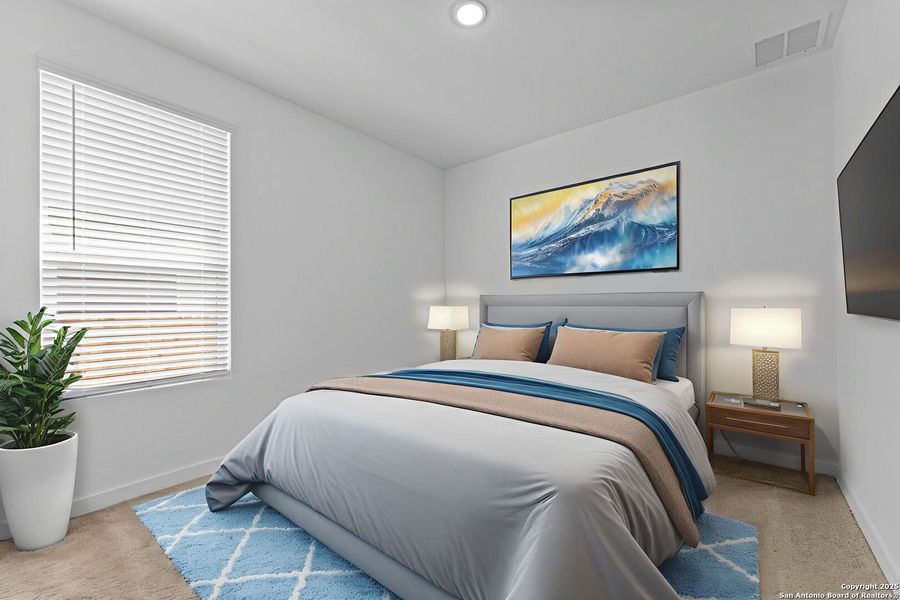 Furnished interior view inside a new home in Hidden Trails: Coastline Collection, Bulverde (Image 9). Furnished interior view inside a new home in Hidden Trails: Coastline Collection, Bulverde (Image 9).