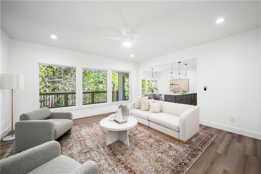 Furnished interior view inside a new home in , Canton (Image 5). Furnished interior view inside a new home in , Canton (Image 5).