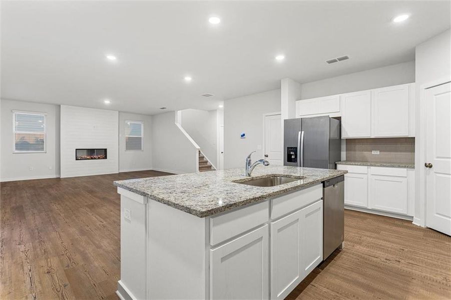 Furnished interior view inside a new home in , Grayson (Image 7).