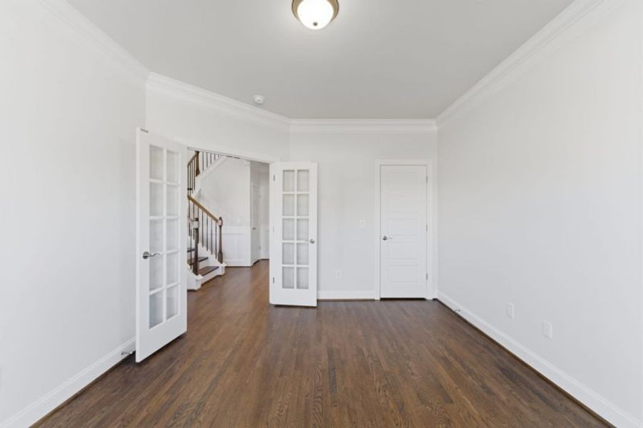 Representative unfurnished interior of a home built from the Hampton by Keystone Homes NC in Preserve at Carriage Cove, Oak Ridge (Image 29).