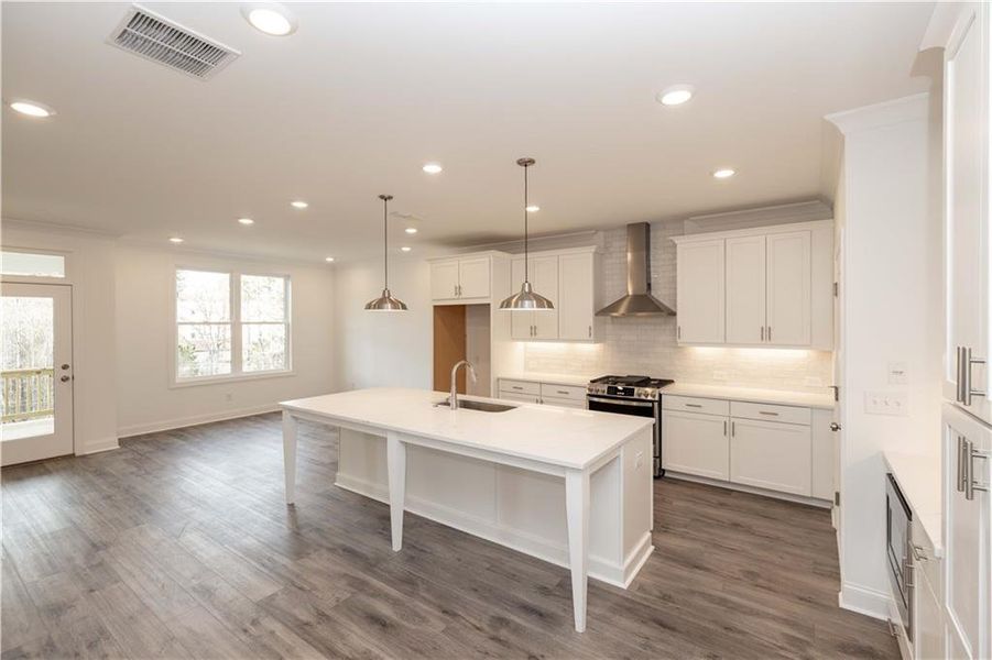 Furnished interior view inside a new home in Millcroft Townhomes, Buford (Image 12).