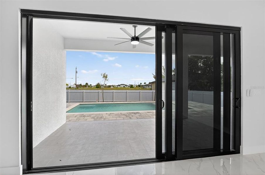 Exterior details and patio area of a home in , Cape Coral (Image 30).