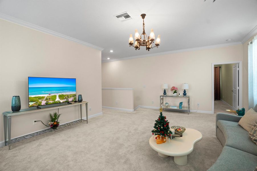 Furnished interior view inside a new home in , Loxahatchee (Image 25).