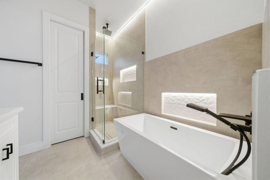 Furnished interior view inside a new home in , Houston (Image 7).