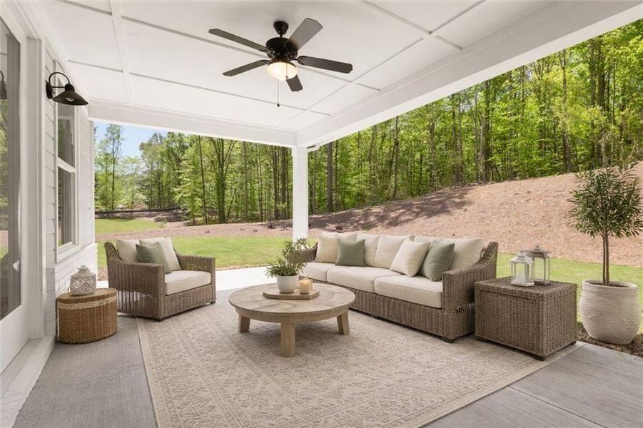 Exterior details and patio area of a home in , Gainesville (Image 3).