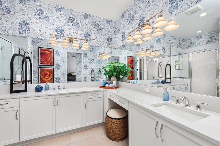 Representative furnished interior of a home built from the Luna by GL Homes in Valencia Sky (55+), Naples (Image 11).