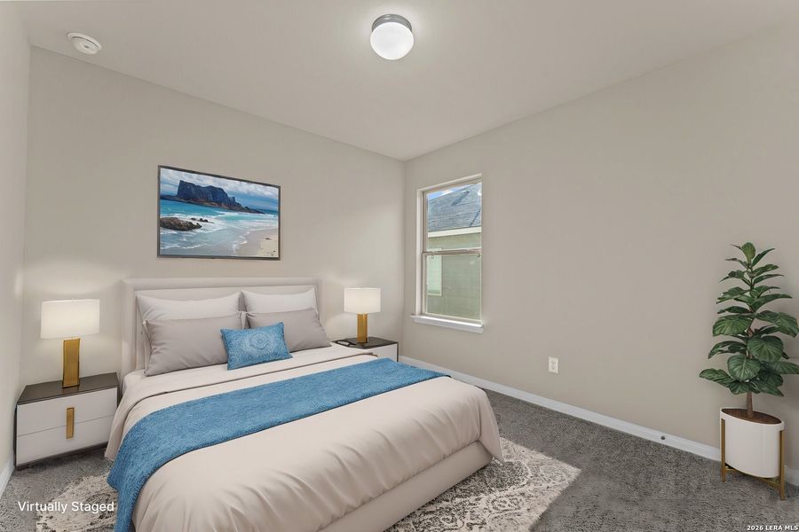 Furnished interior view inside a new home in Meadows at Clear Springs, New Braunfels (Image 7). Furnished interior view inside a new home in Meadows at Clear Springs, New Braunfels (Image 7).