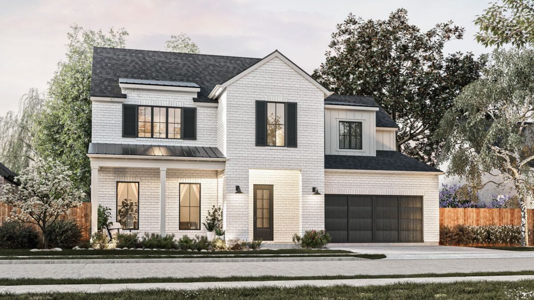 Representative exterior photo of a completed home built from the Ross by Olivia Clarke Homes in Grand Oaks, Celina, TX (Image 3).