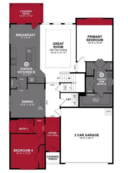 Beazer Homes Goodland Avalon floorplan