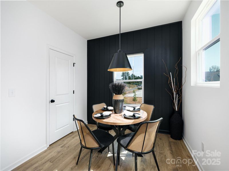 Furnished interior view inside a new home in , Charlotte (Image 2).