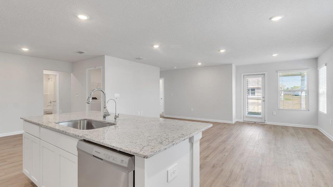 Furnished interior view inside a new home in Wesley Park, Crawfordville (Image 12).