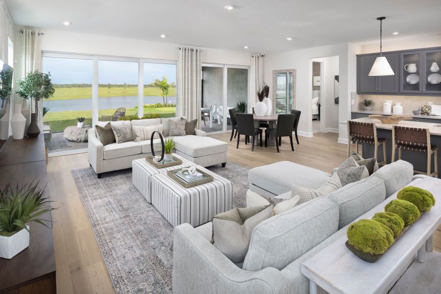 Representative furnished interior of a home built from the Merigold by Mattamy Homes in Brightmore at Wellen Park, Venice (Image 6).