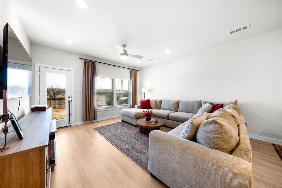 Furnished interior view inside a new home in Ambergrove, Royse City (Image 6).