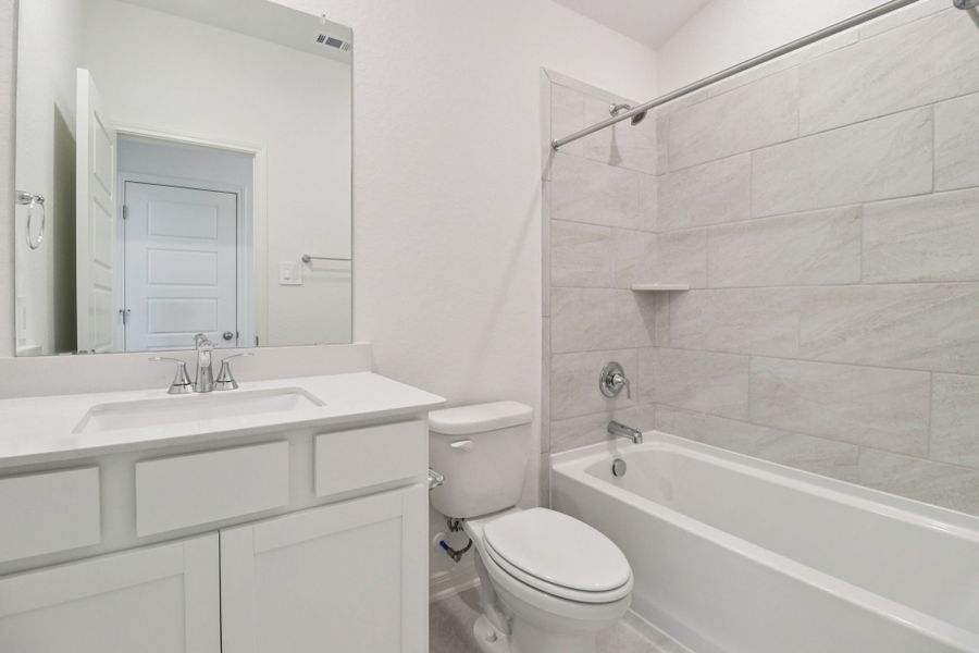 Furnished interior view inside a new home in Legendary Trails - Premier Series, Cibolo (Image 10). Furnished interior view inside a new home in Legendary Trails - Premier Series, Cibolo (Image 10).