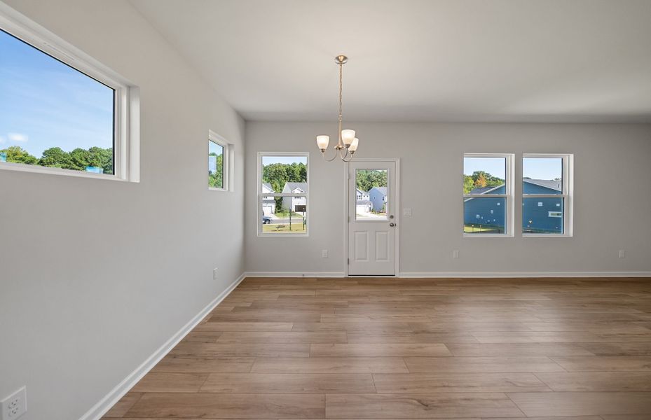 Spacious, unfurnished interior of a new home in Cambria, Garner (Image 48).