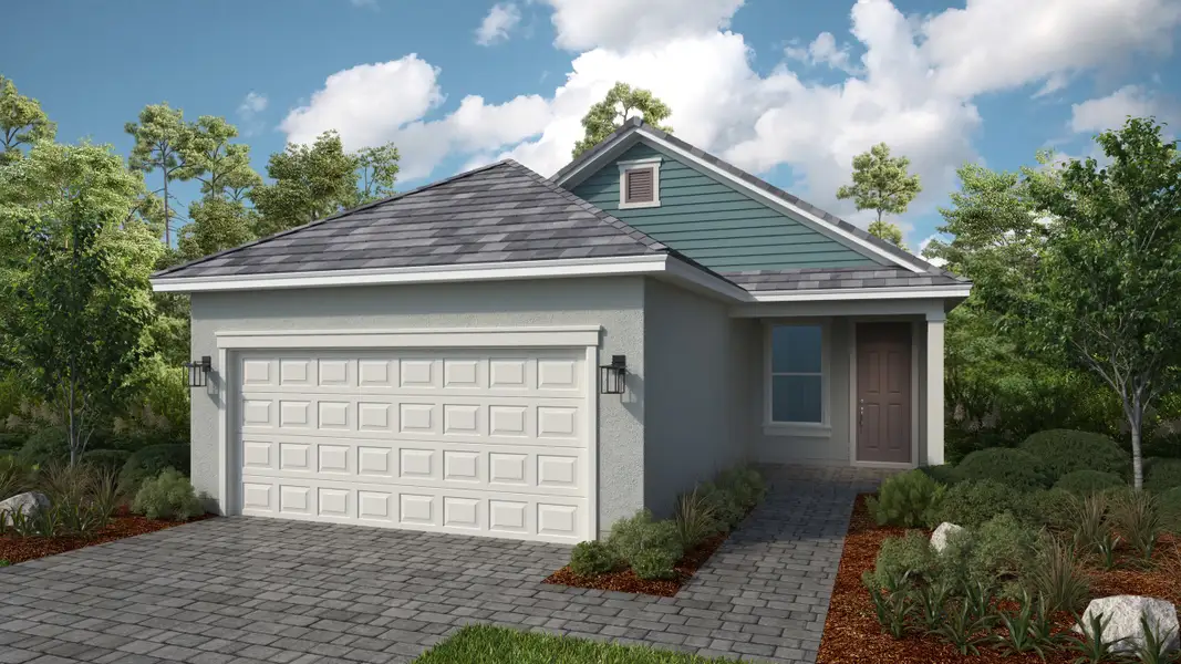 Representative exterior photo of a completed home built from the Alta by Taylor Morrison in Westview Community Group Page, Kissimmee, FL (Image 4).