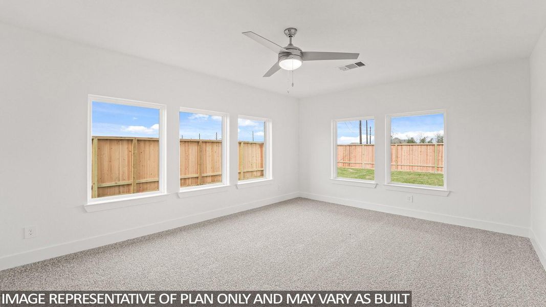 Spacious, unfurnished interior of a new home in Riverside Estates, Baytown (Image 11). Spacious, unfurnished interior of a new home in Riverside Estates, Baytown (Image 11).