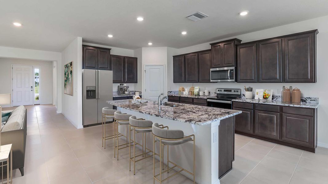 Furnished interior view inside a new home in Farm at Varrea, Plant City (Image 6).