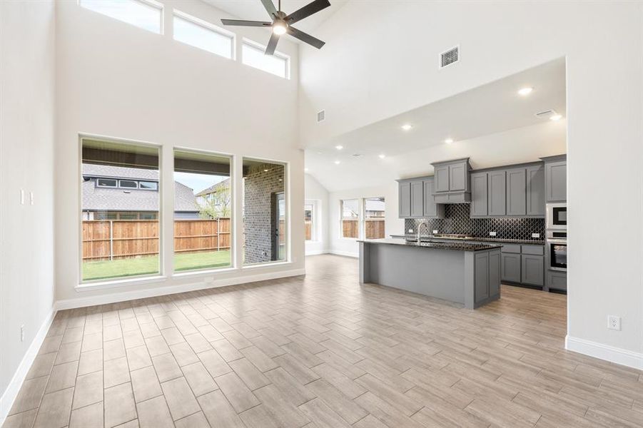 Furnished interior view inside a new home in Creekview Meadows, Pilot Point (Image 12). Furnished interior view inside a new home in Creekview Meadows, Pilot Point (Image 12).