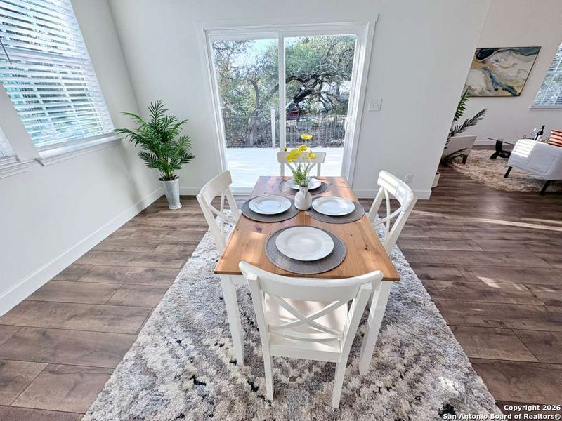 Furnished interior view inside a new home in , Spring Branch (Image 4).
