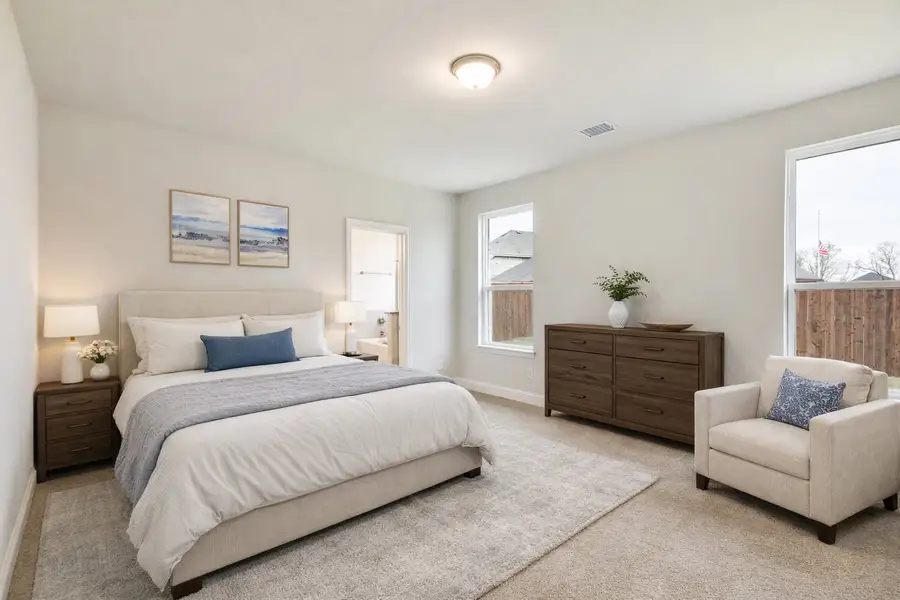 Furnished interior view inside a new home in Creekside, Royse City (Image 5). Furnished interior view inside a new home in Creekside, Royse City (Image 5).