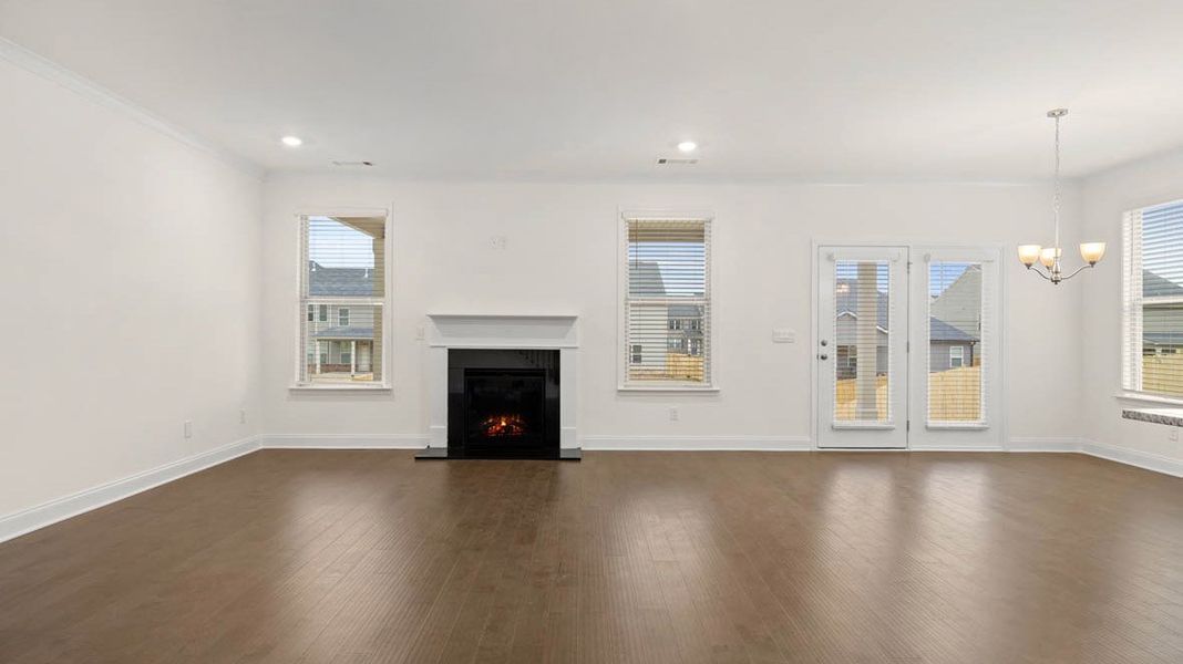 Spacious, unfurnished interior of a new home in The Gates at Pates Creek, Hampton (Image 23).