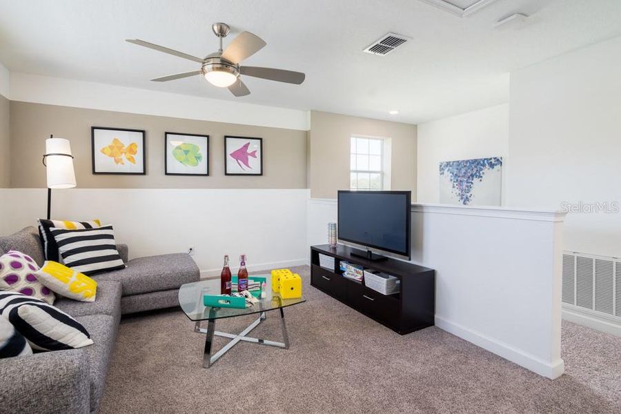 Furnished interior view inside a new home in Wellness Ridge, Clermont (Image 9).