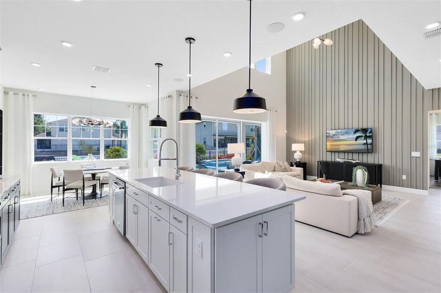 Furnished interior view inside a new home in Winter Grove, Winter Garden (Image 35).