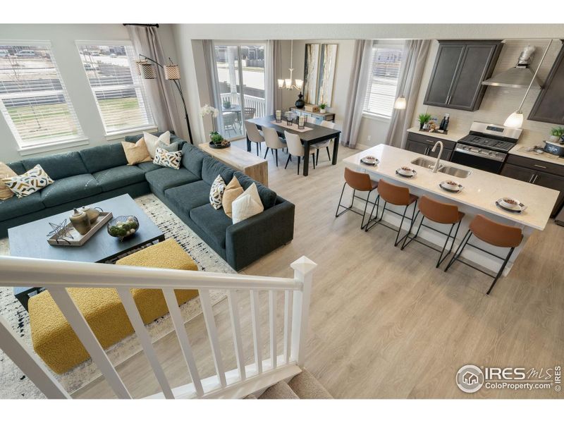 Furnished interior view inside a new home in Vantage, Berthoud (Image 28).