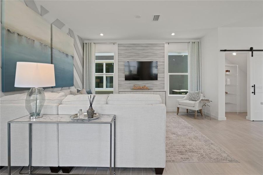 Furnished interior view inside a new home in Trinity Place, St. Cloud (Image 32). Furnished interior view inside a new home in Trinity Place, St. Cloud (Image 32).